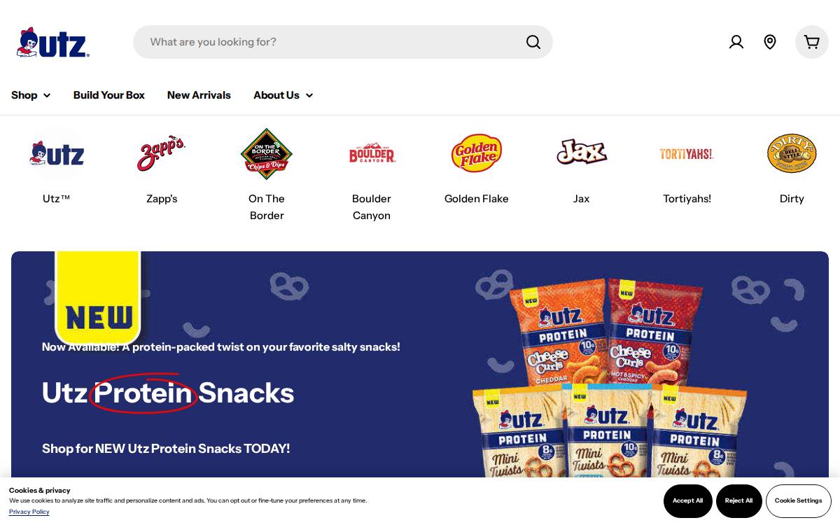 Utz Quality Foods, Inc Exited website preview