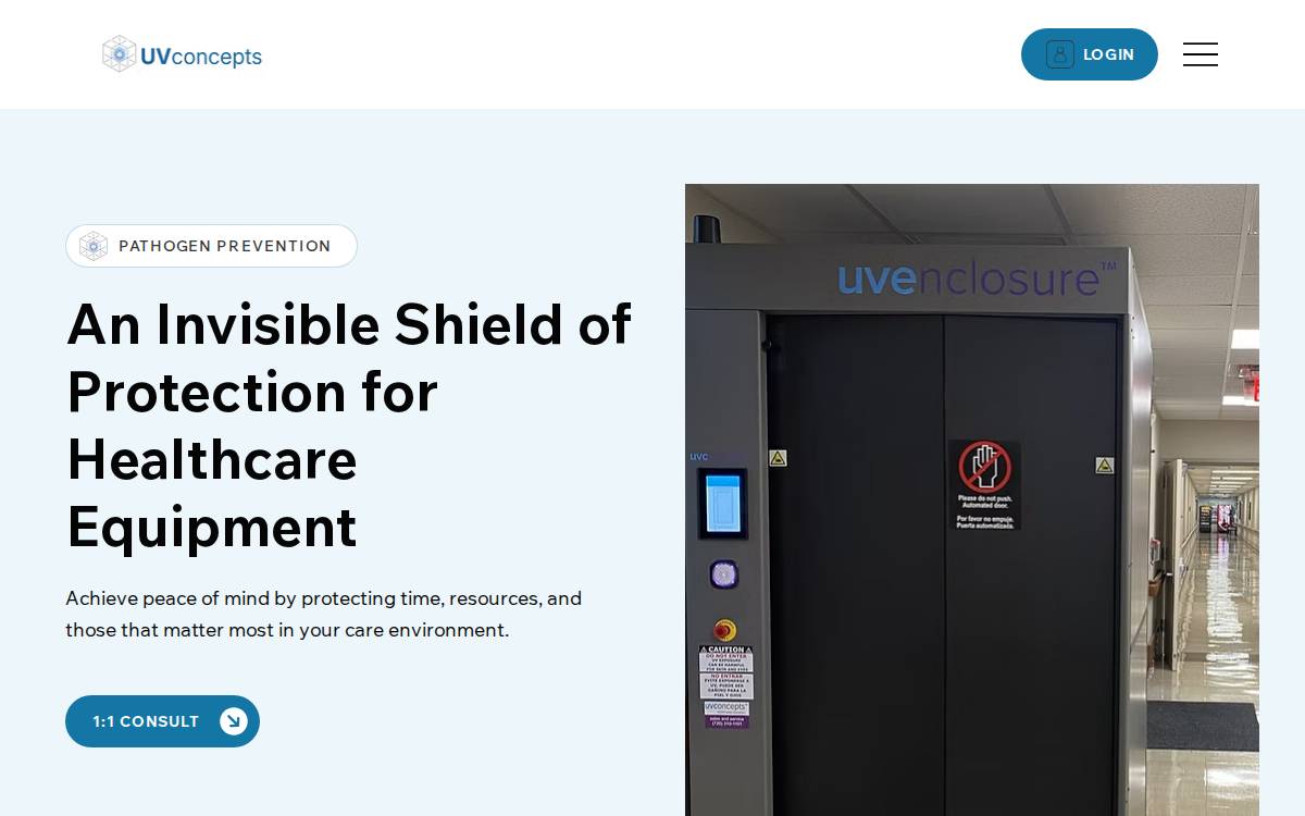 UV Concepts website preview