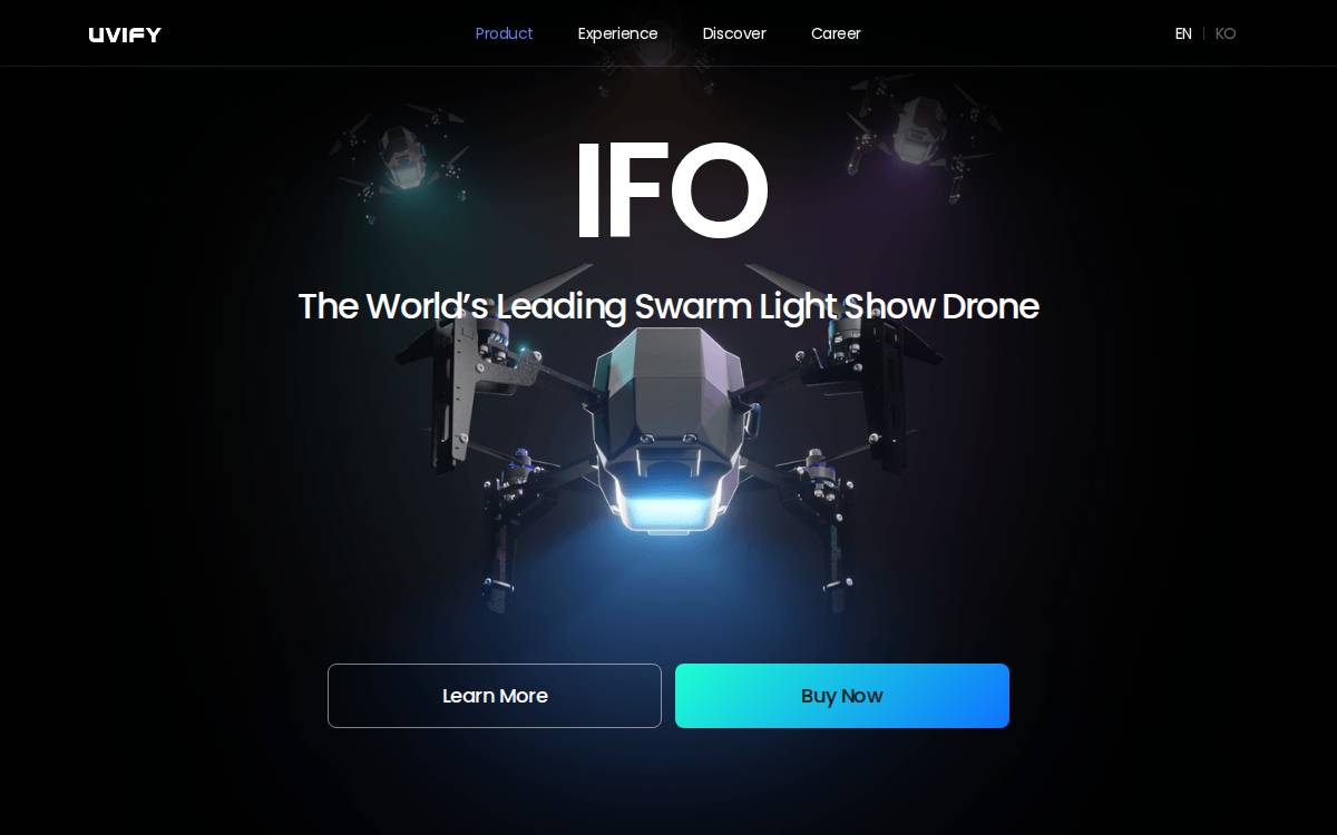 UVify website preview