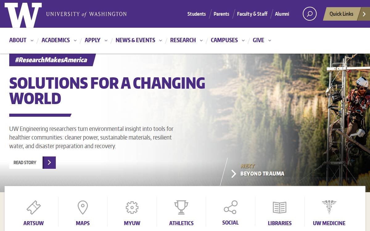 Uw website preview