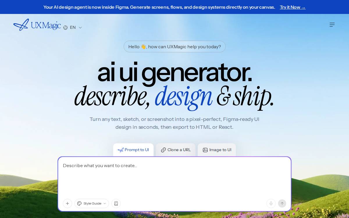 Uxmagic website preview