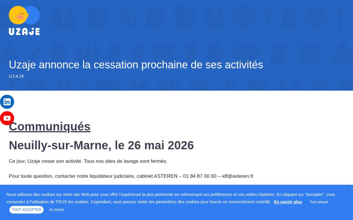 Uzaje website preview