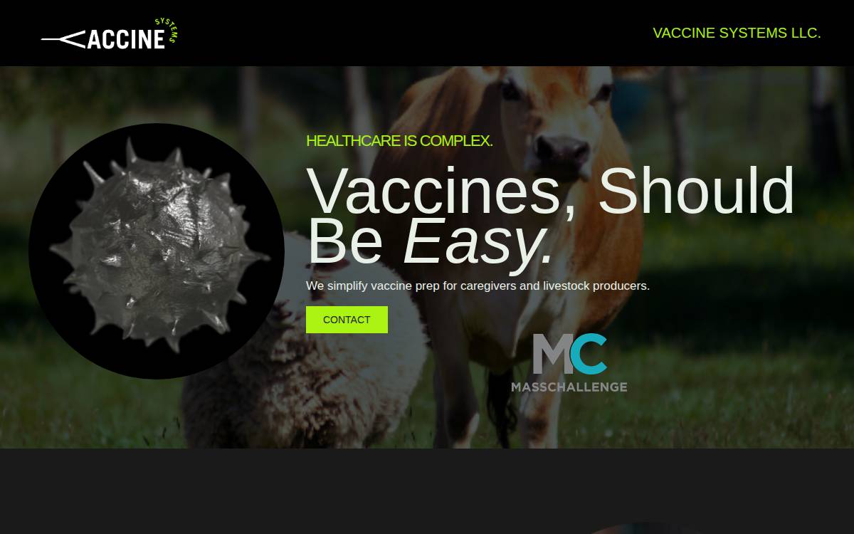 Vaccinesystems website preview