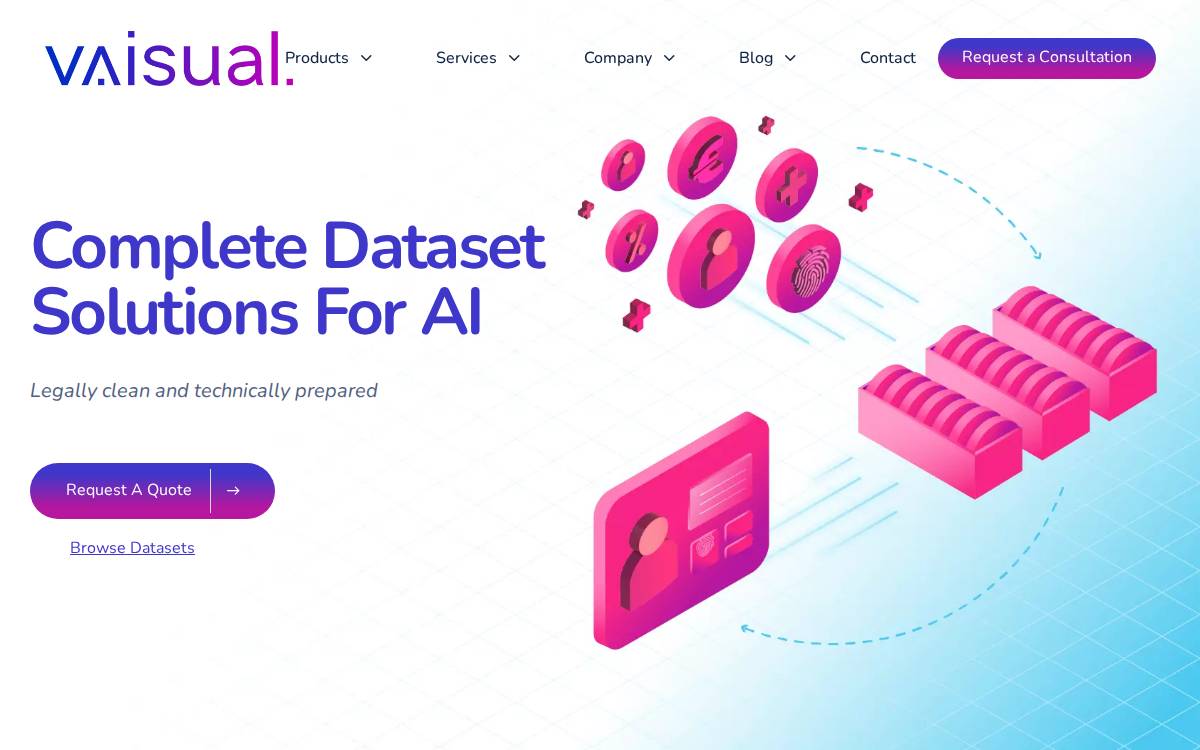 vAIsual website preview