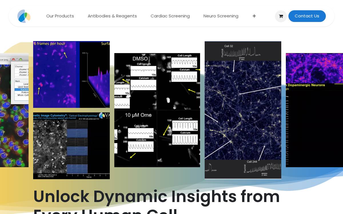 Vala Sciences website preview