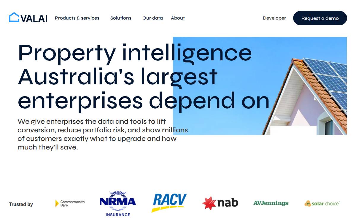 ValAi website preview