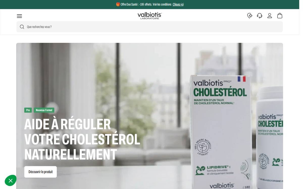 Valbiotis website preview