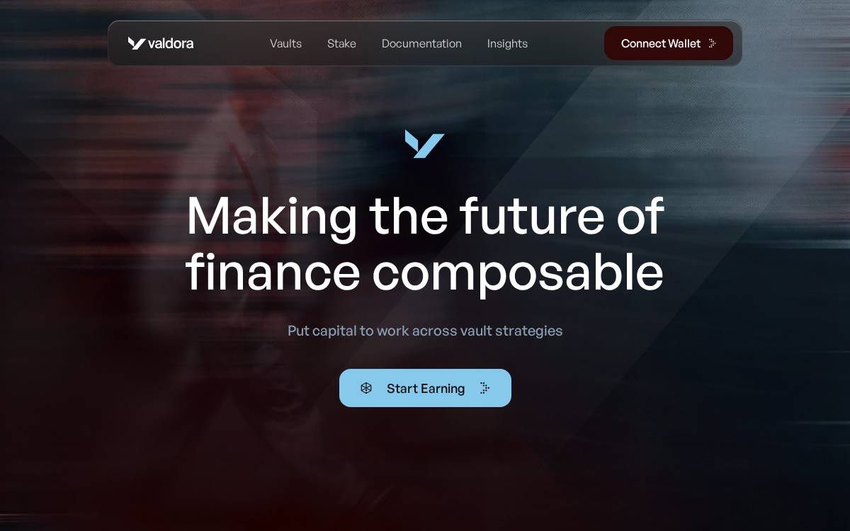 Valdora website preview
