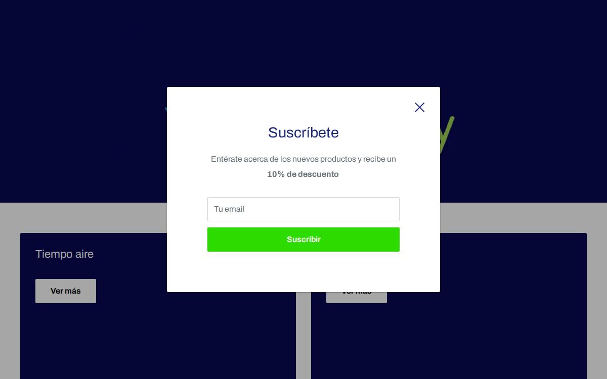 Vale Pay website preview