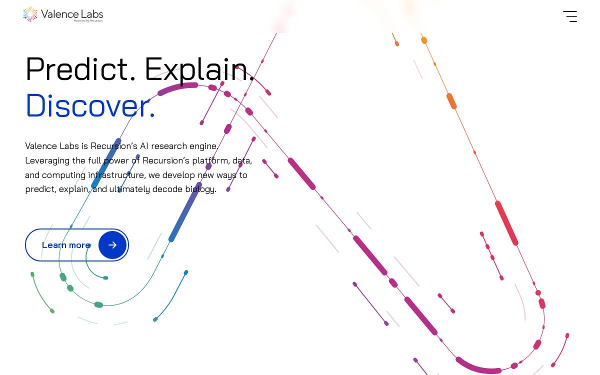 Valence Discovery website preview