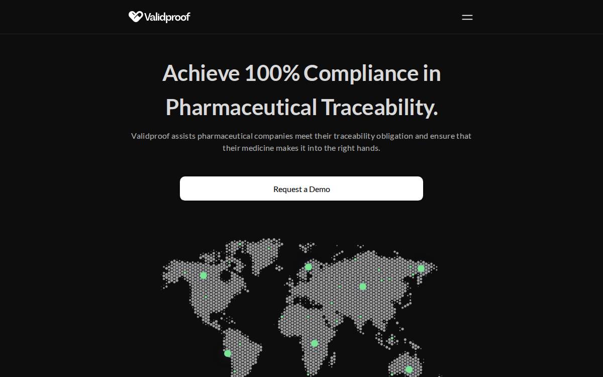 ValidProof website preview