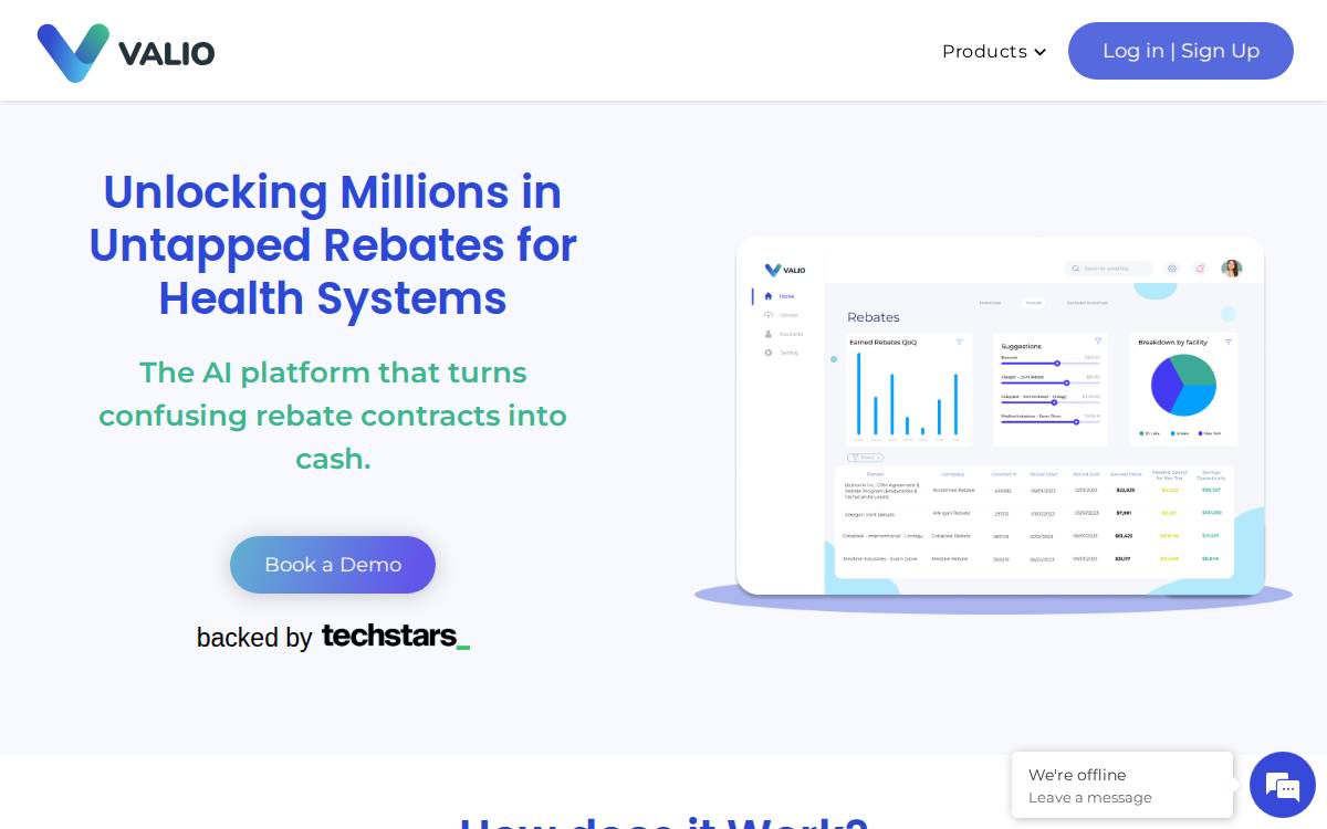Valio website preview
