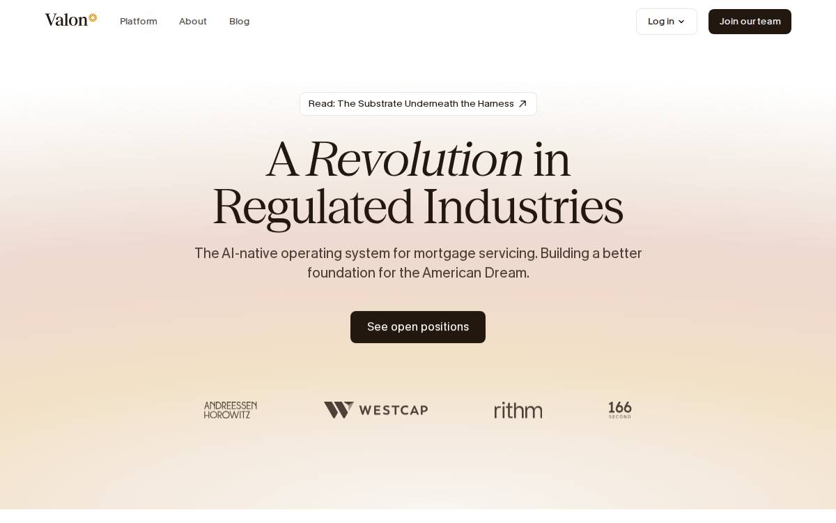 Valon website preview