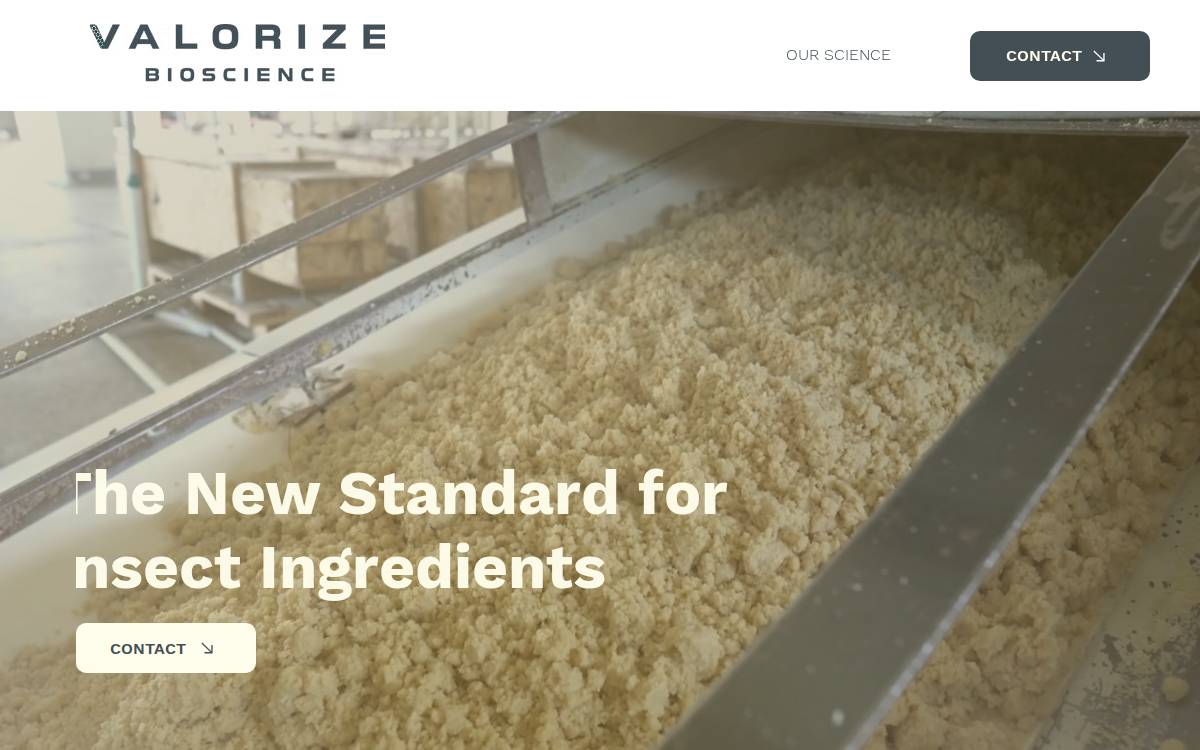 Valorize Bioscience website preview