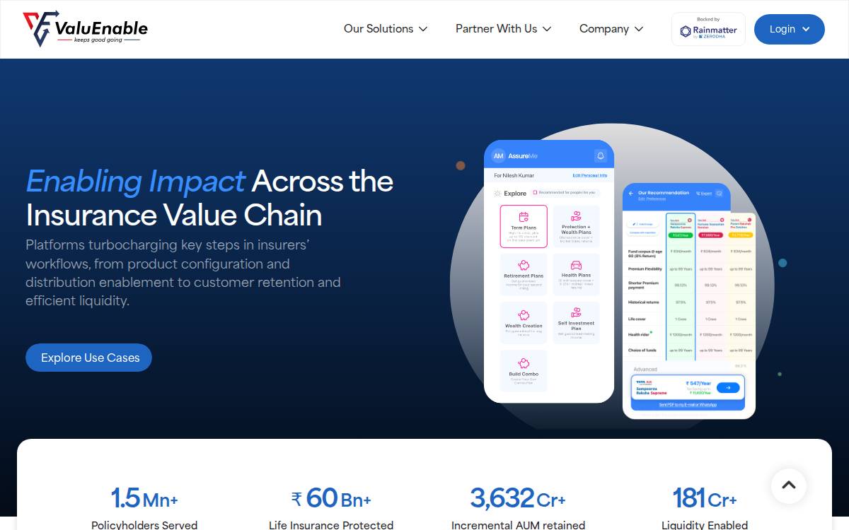 ValuEnable website preview