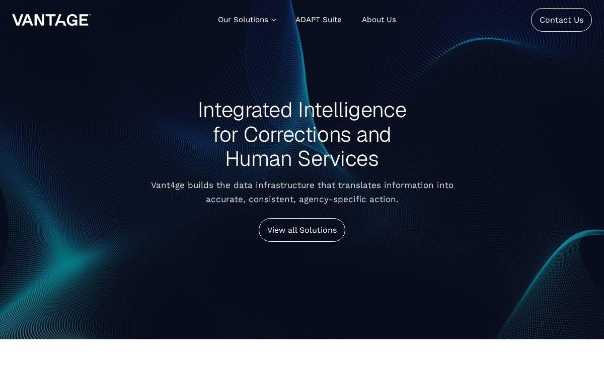 Vant4ge website preview