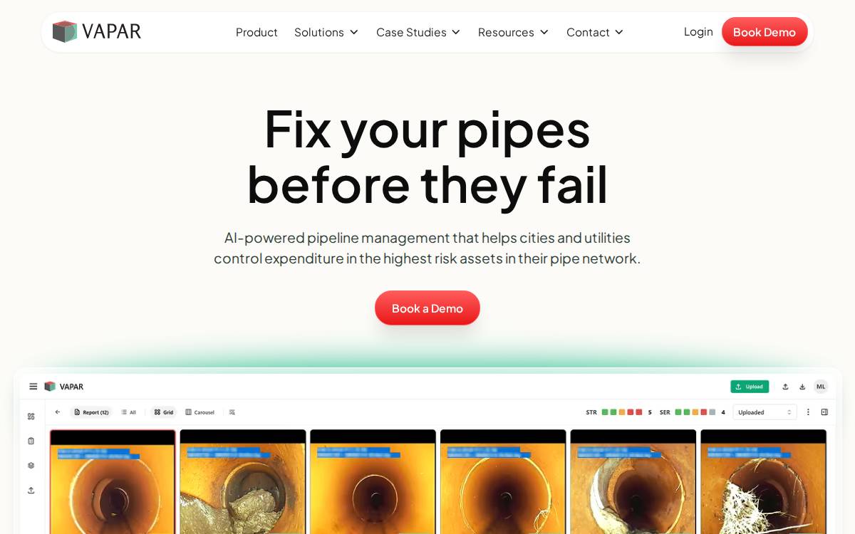 VAPAR website preview
