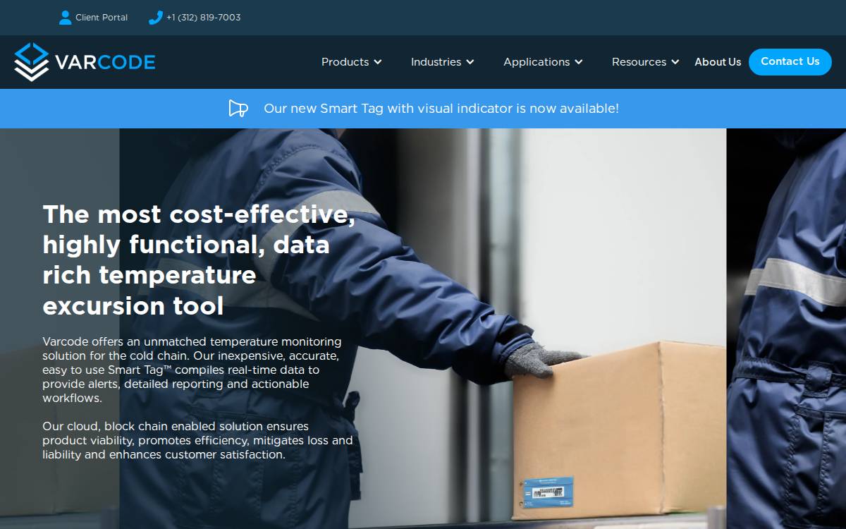 Varcode website preview