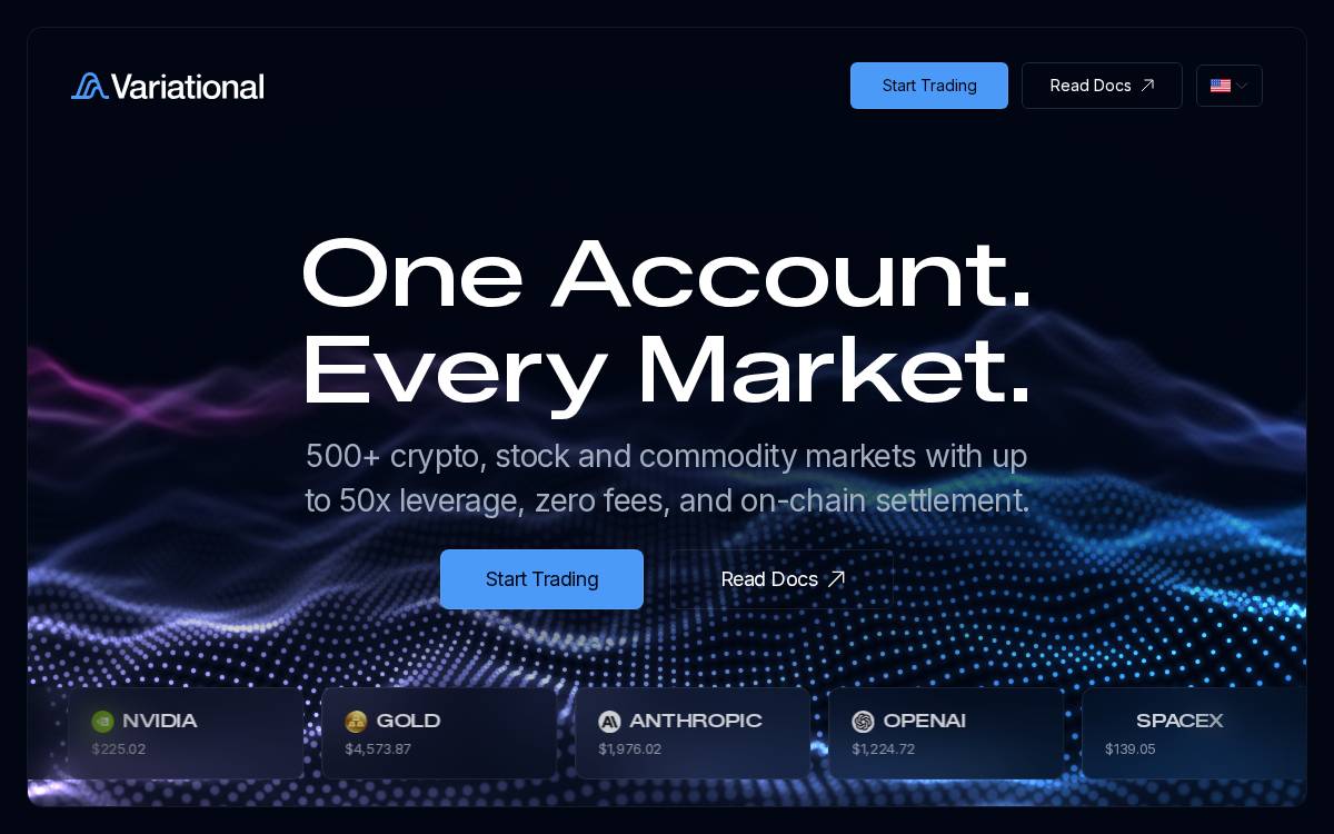 Variational website preview
