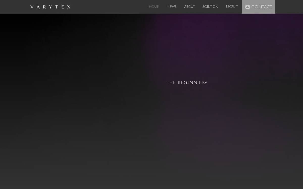 VARYTEX株式会社 website preview