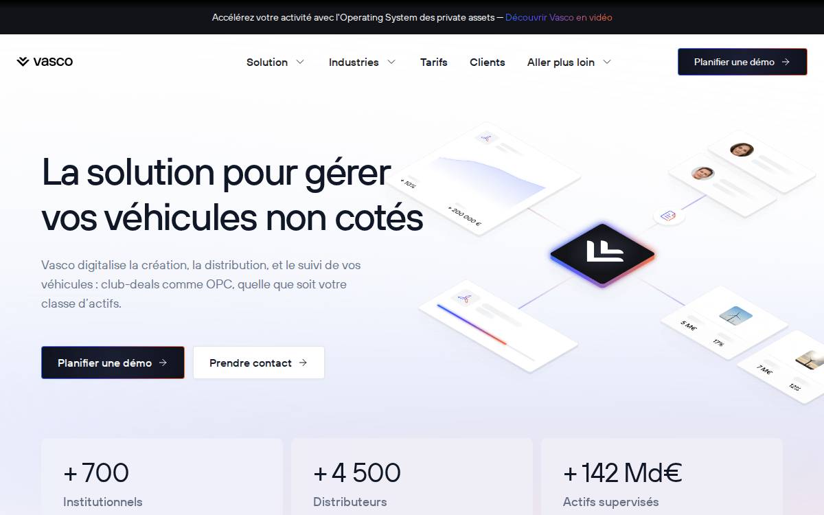 Vasco website preview