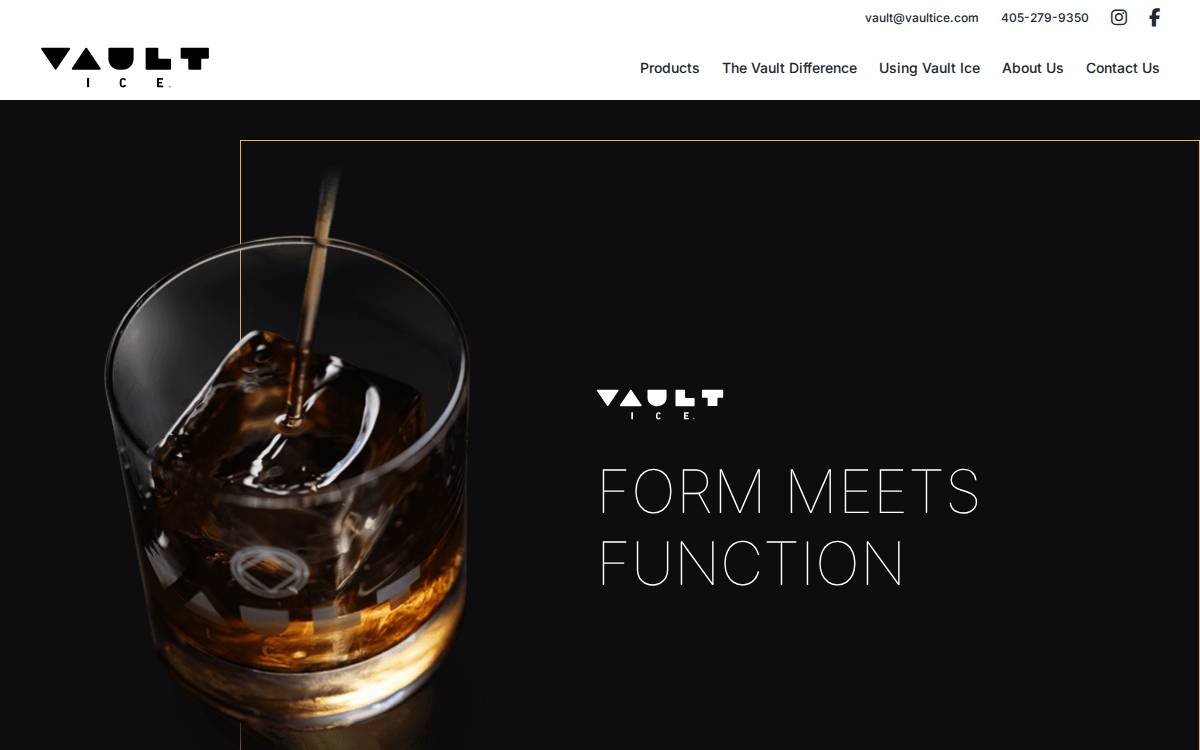 Vaultice website preview