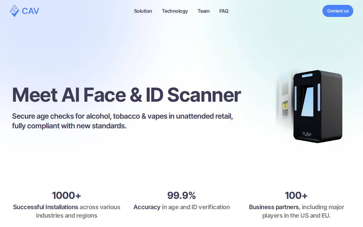 Vavsol website preview