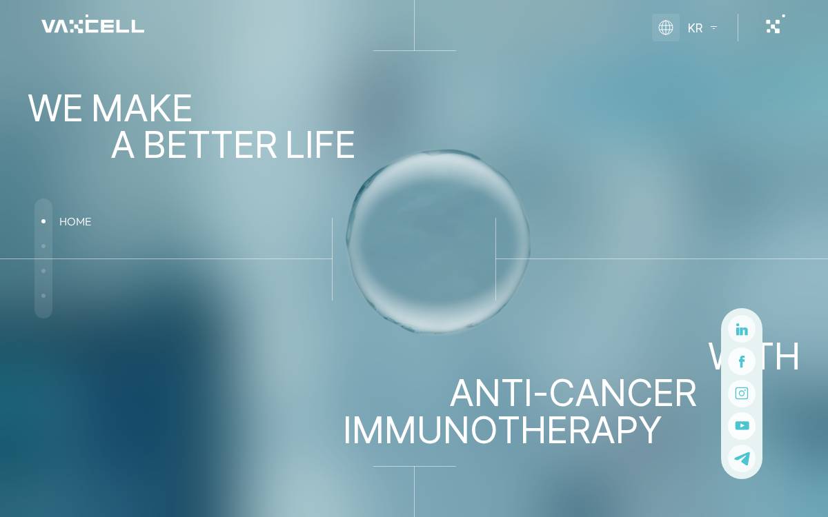 Vaxcell Bio website preview