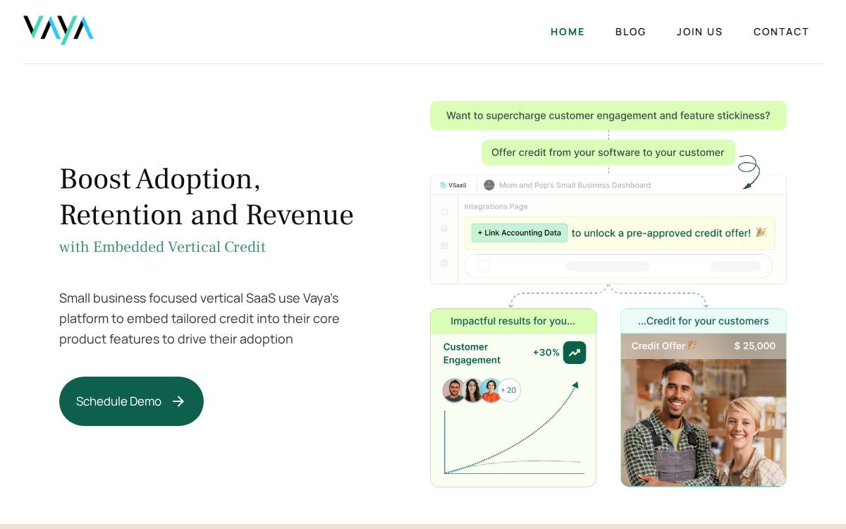 Vaya website preview