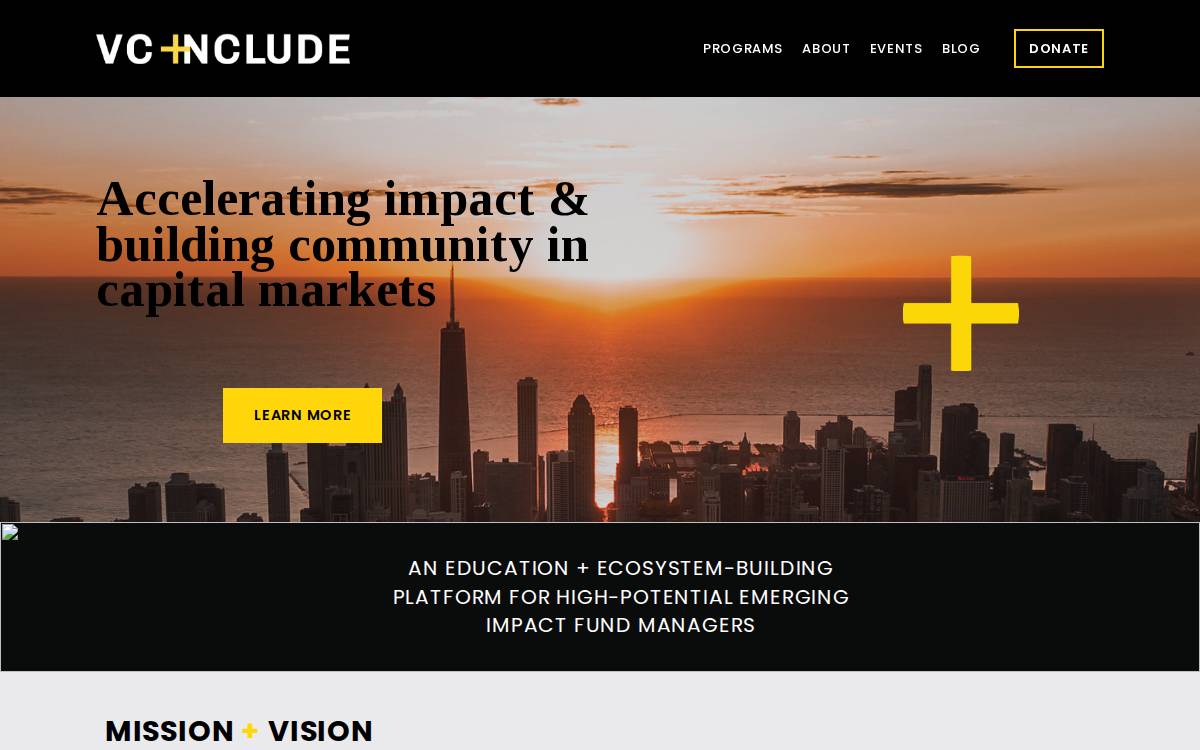 VC Include website preview