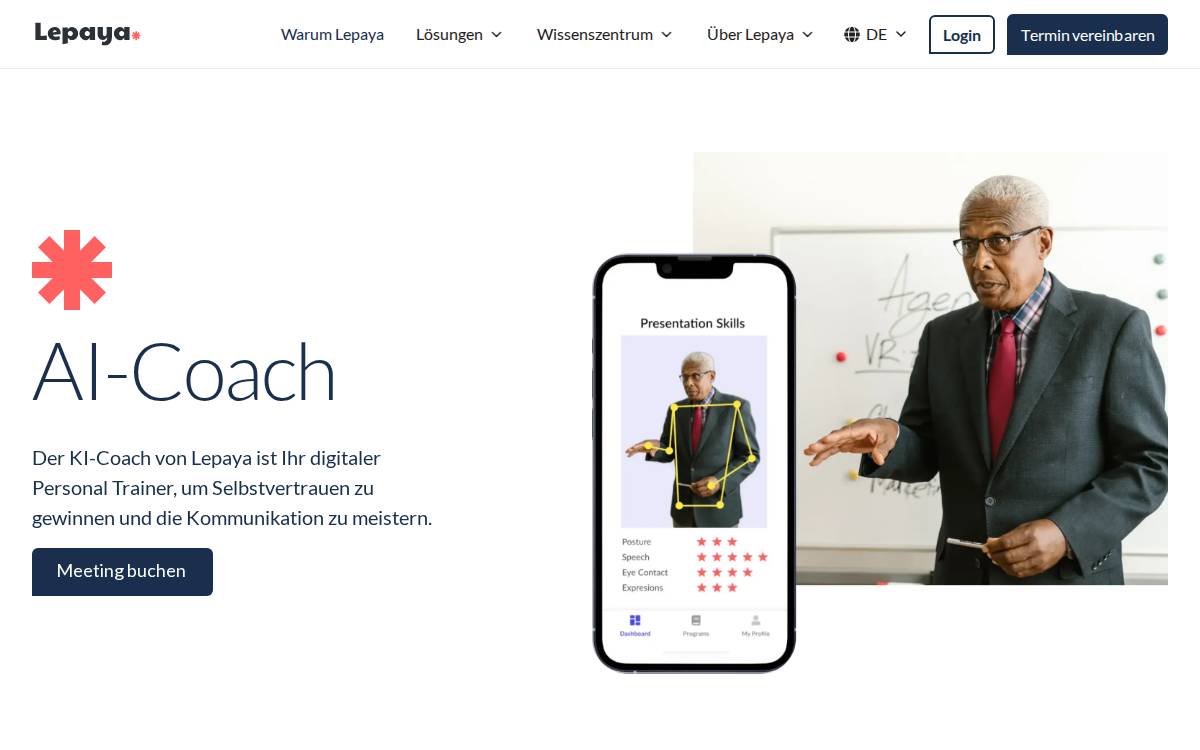 Vcoach website preview