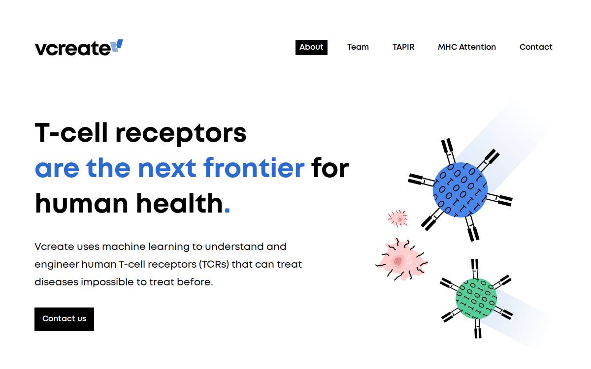 Vcreate website preview