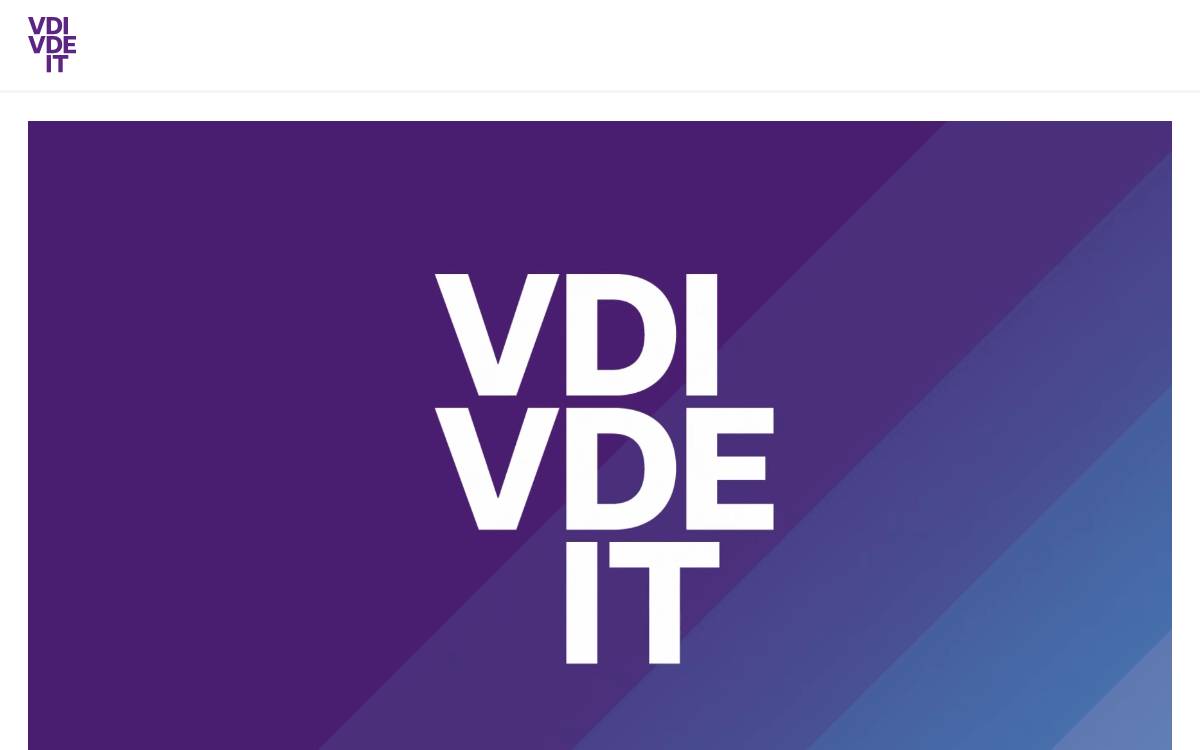 VDI VDE IT website preview