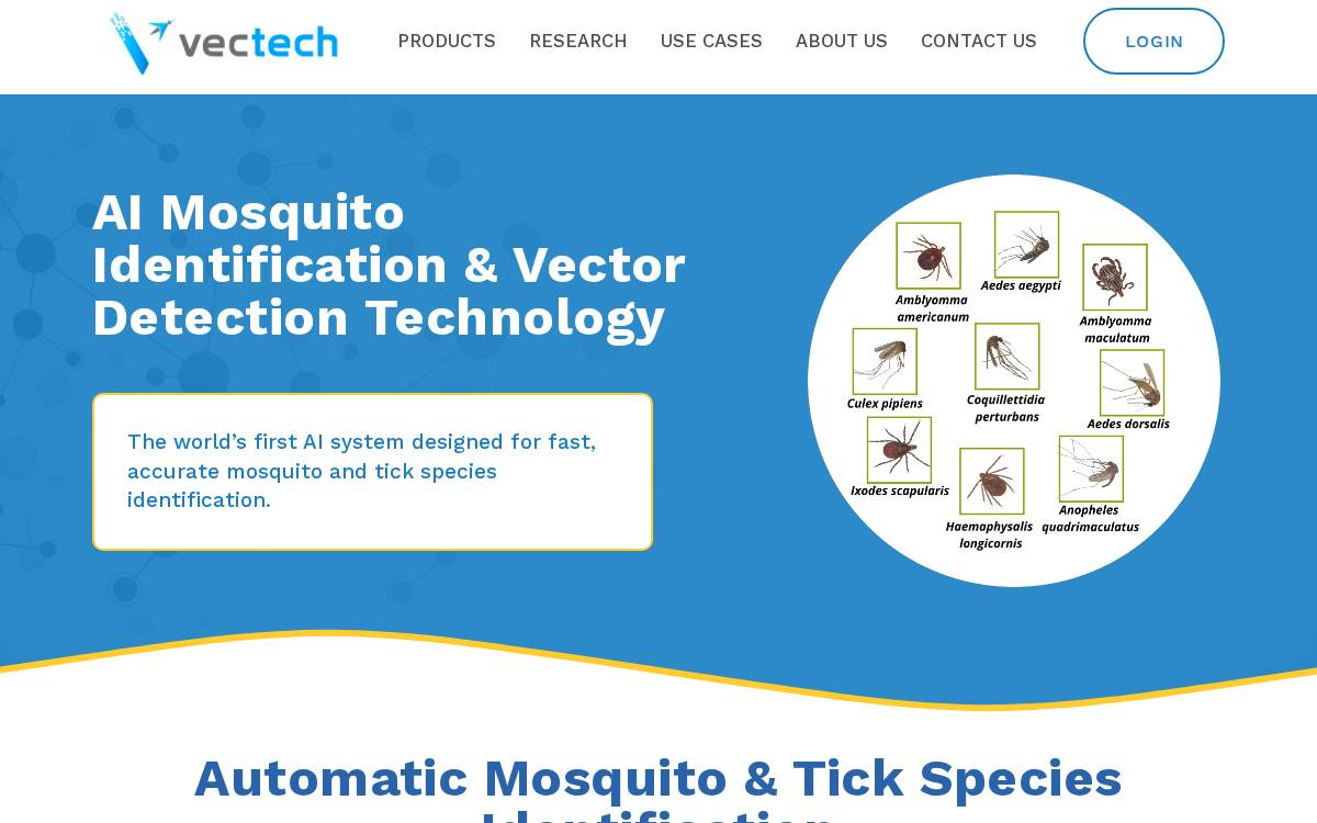 VecTech website preview