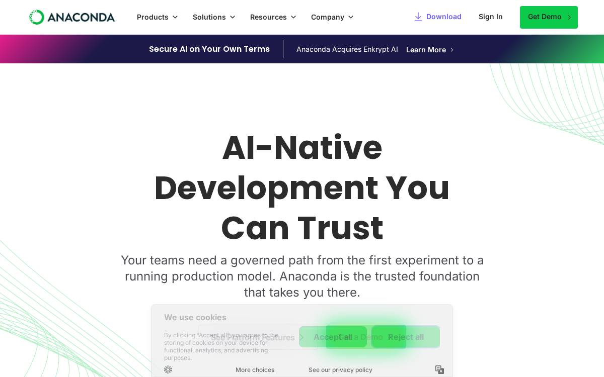 Vectice website preview