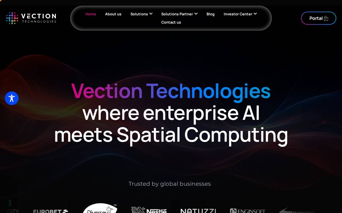 Vection Technologies website preview
