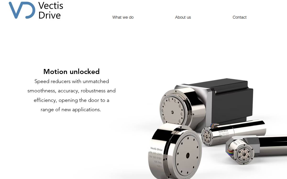 Vectis Drive Inc. website preview
