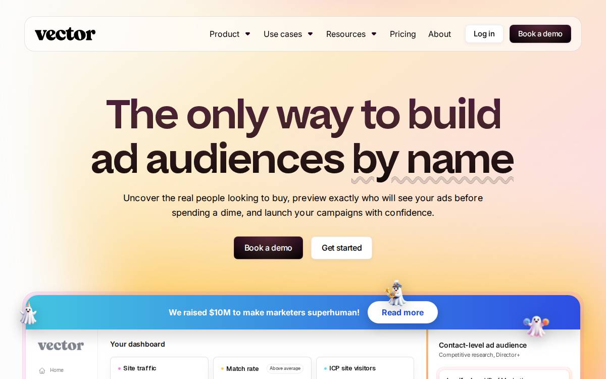 Vector website preview