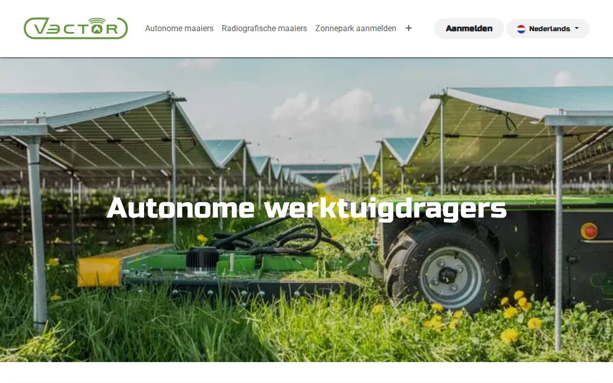 Vector Machines website preview