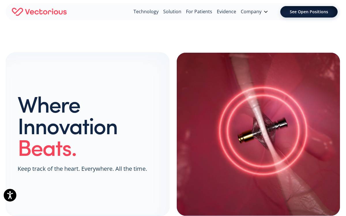 Vectorious website preview