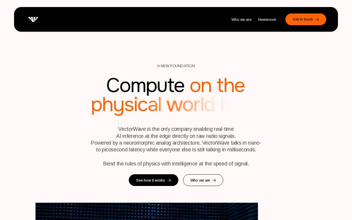 VectorWave website preview