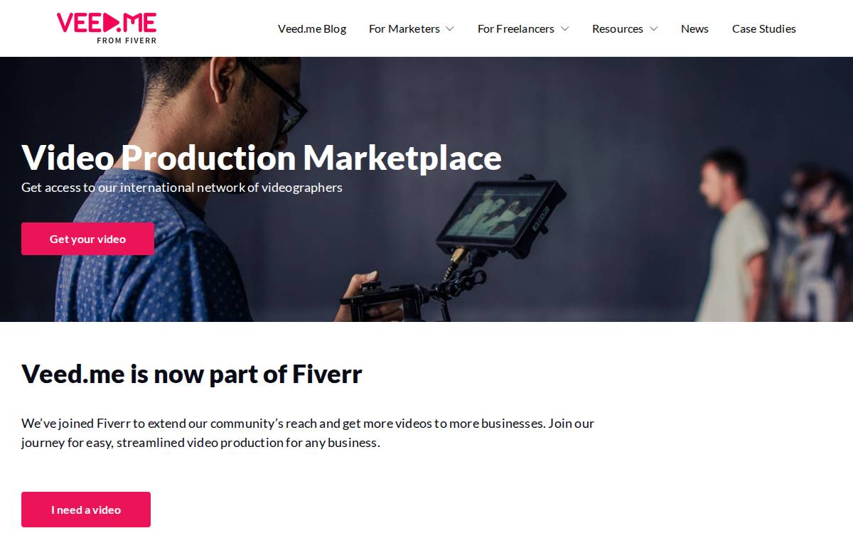 Veed website preview
