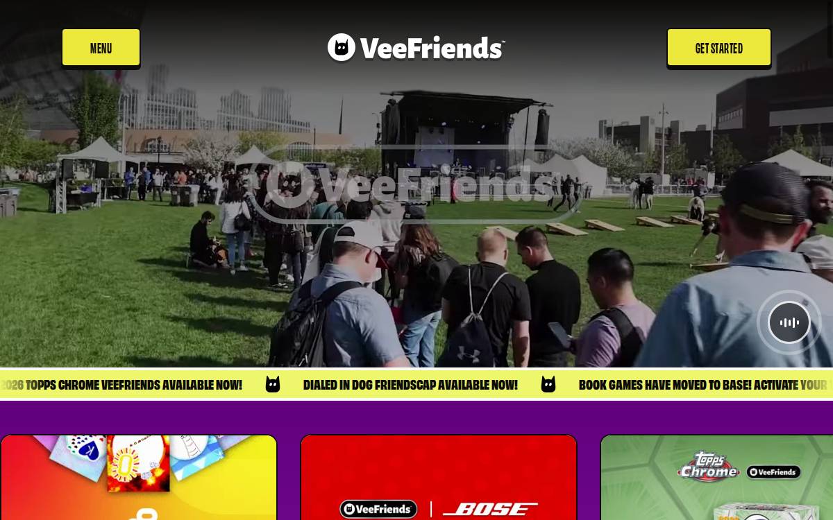 VeeFriends website preview