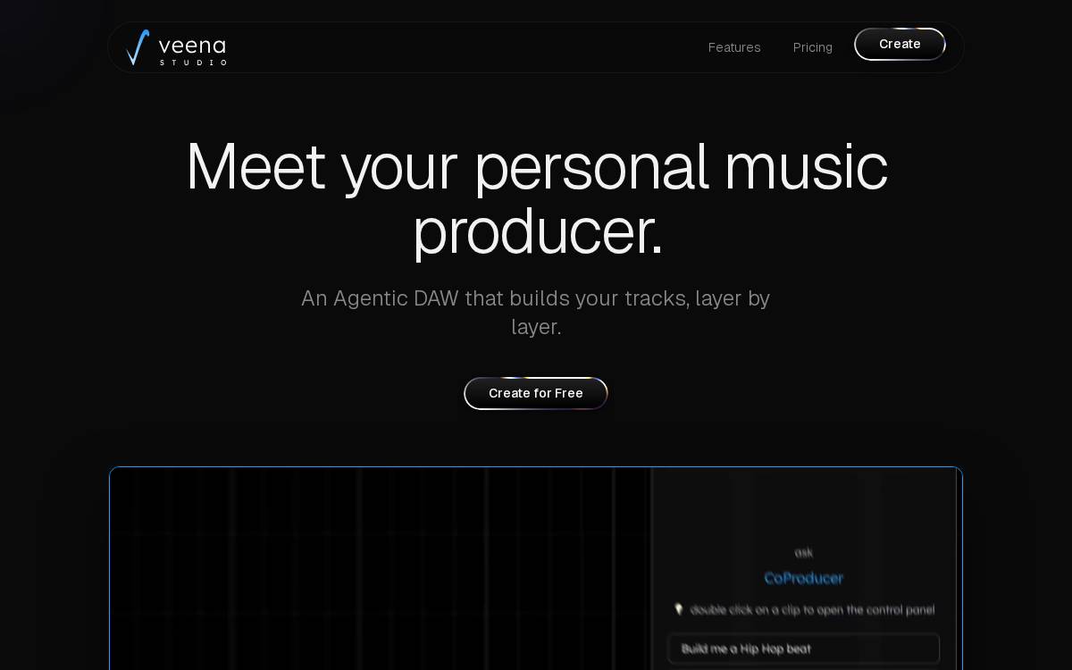 Veena website preview