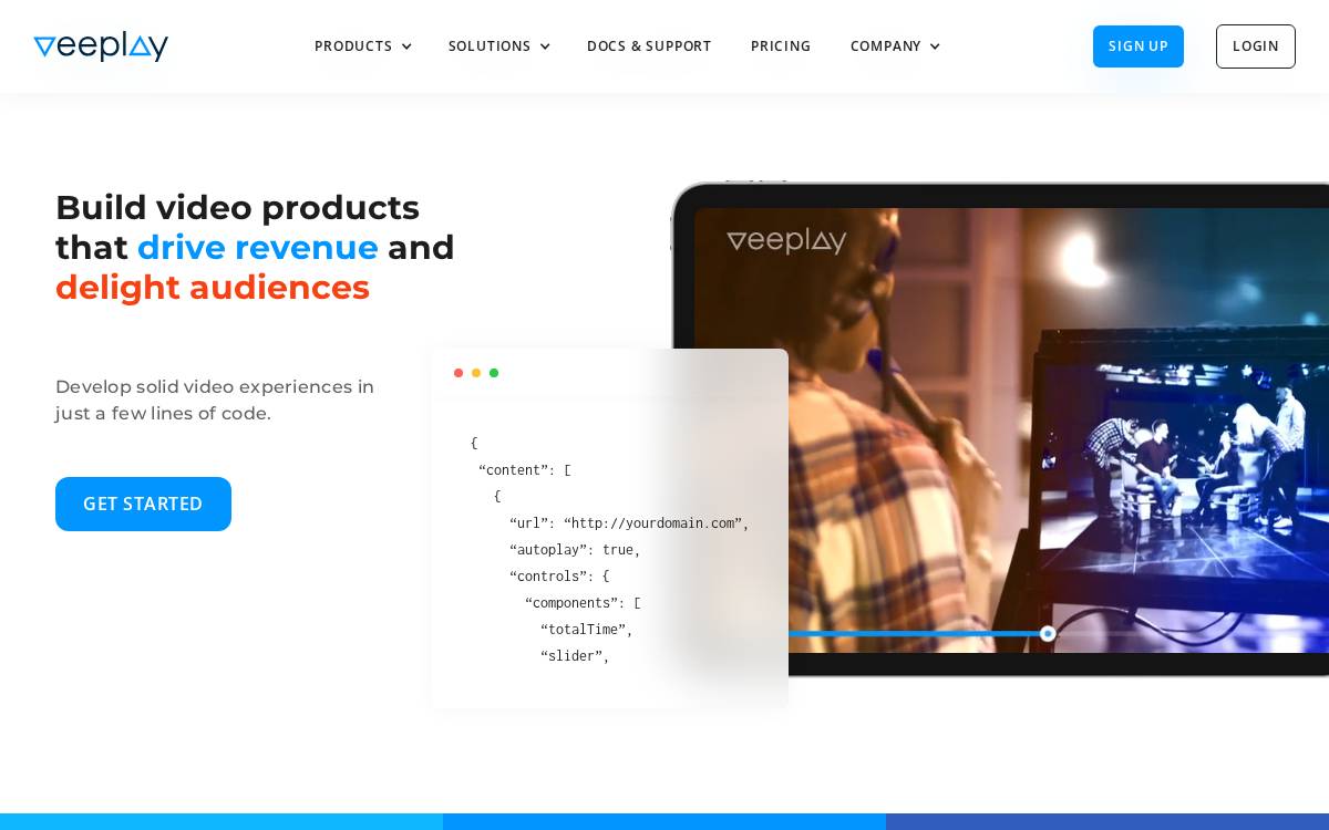 Veeplay website preview