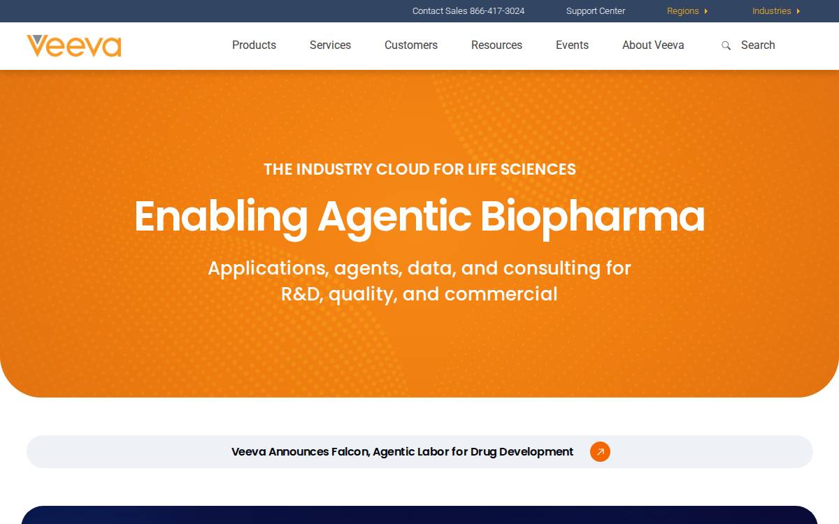 Veeva website preview