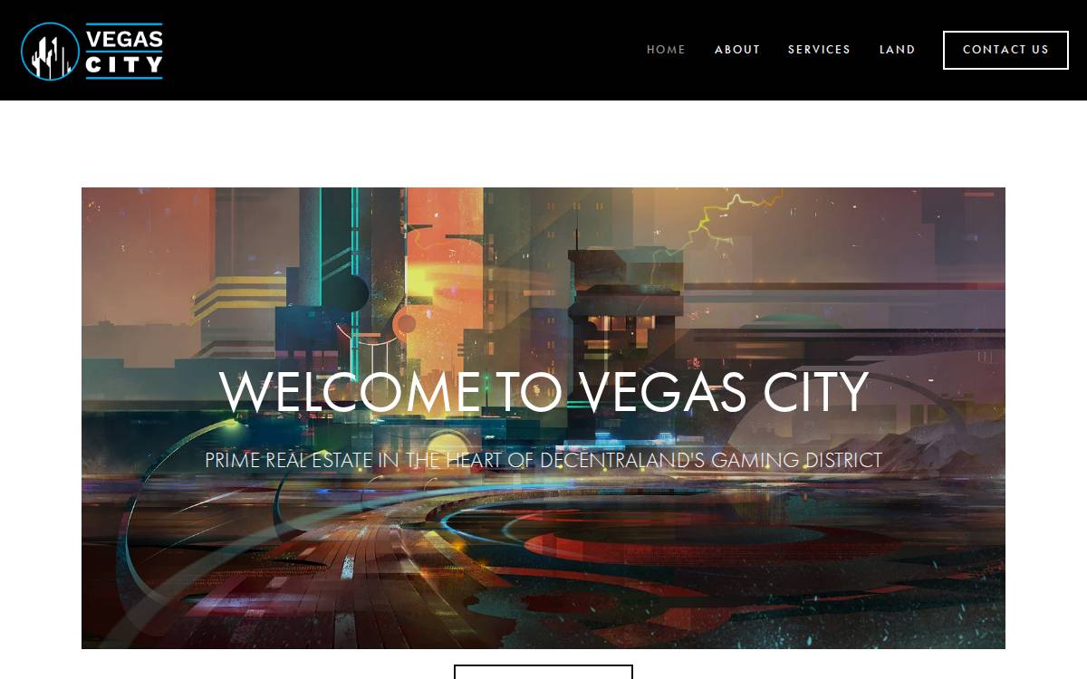 Vegascity website preview