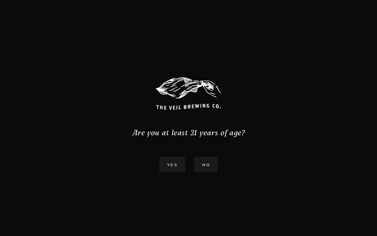 Veil Brewing website preview