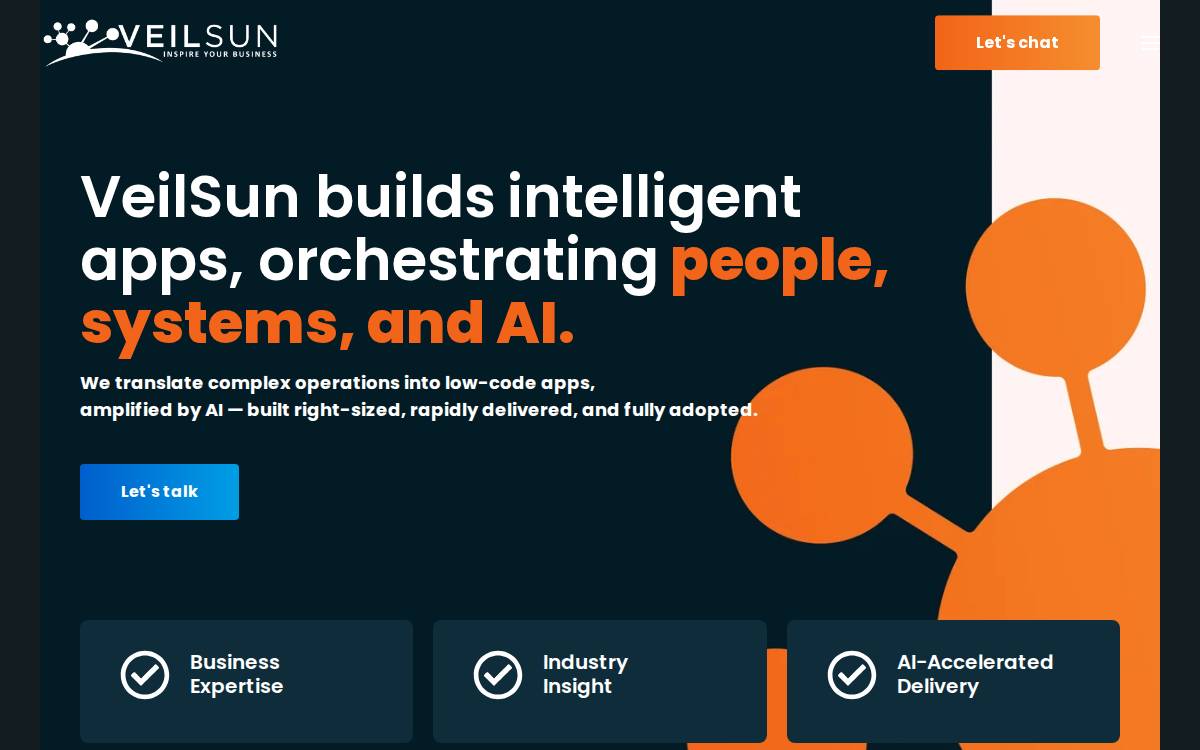VeilSun website preview