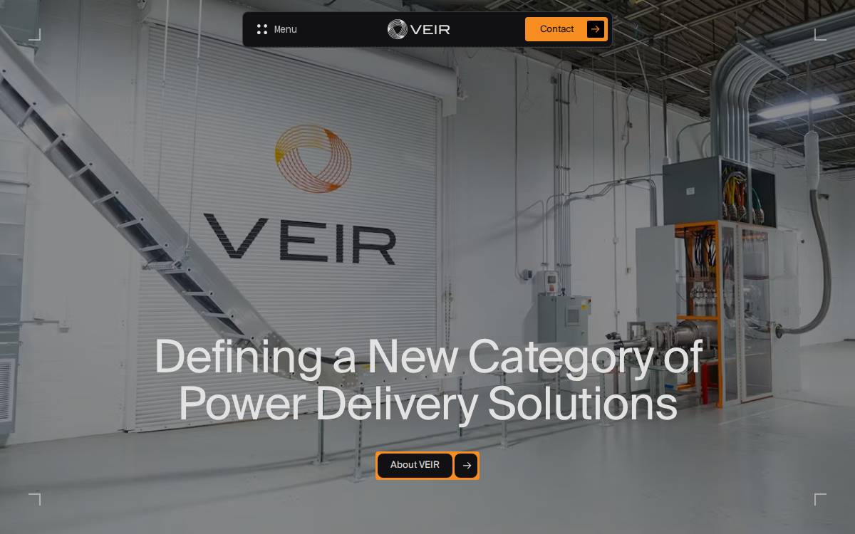 VEIR website preview